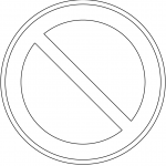 "No Parking" Sign in Portugal