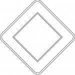 "Priority Road" Sign in Portugal