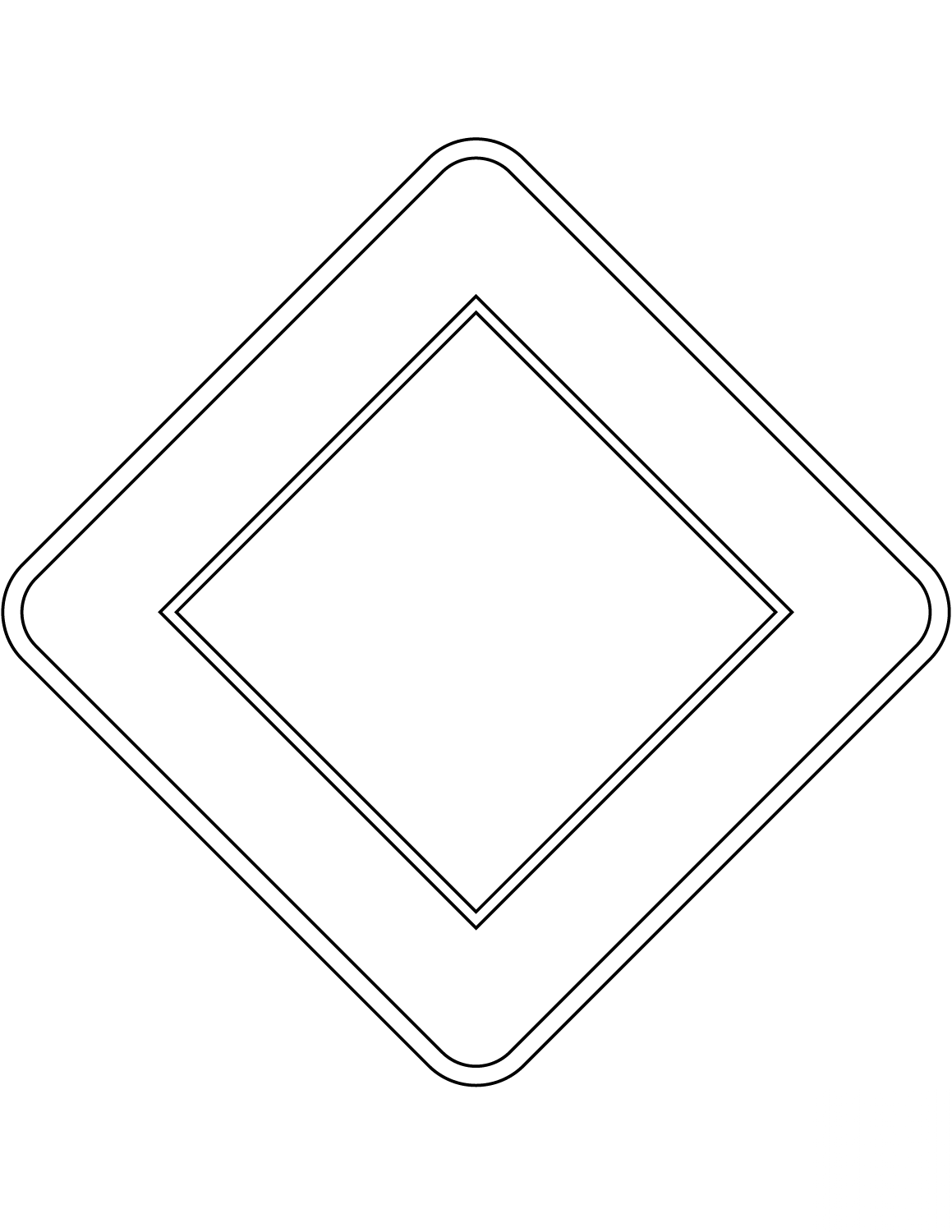 kolorowanka Portugal Road Signs