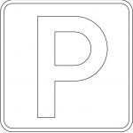 "Parking Place" Sign in Portugal