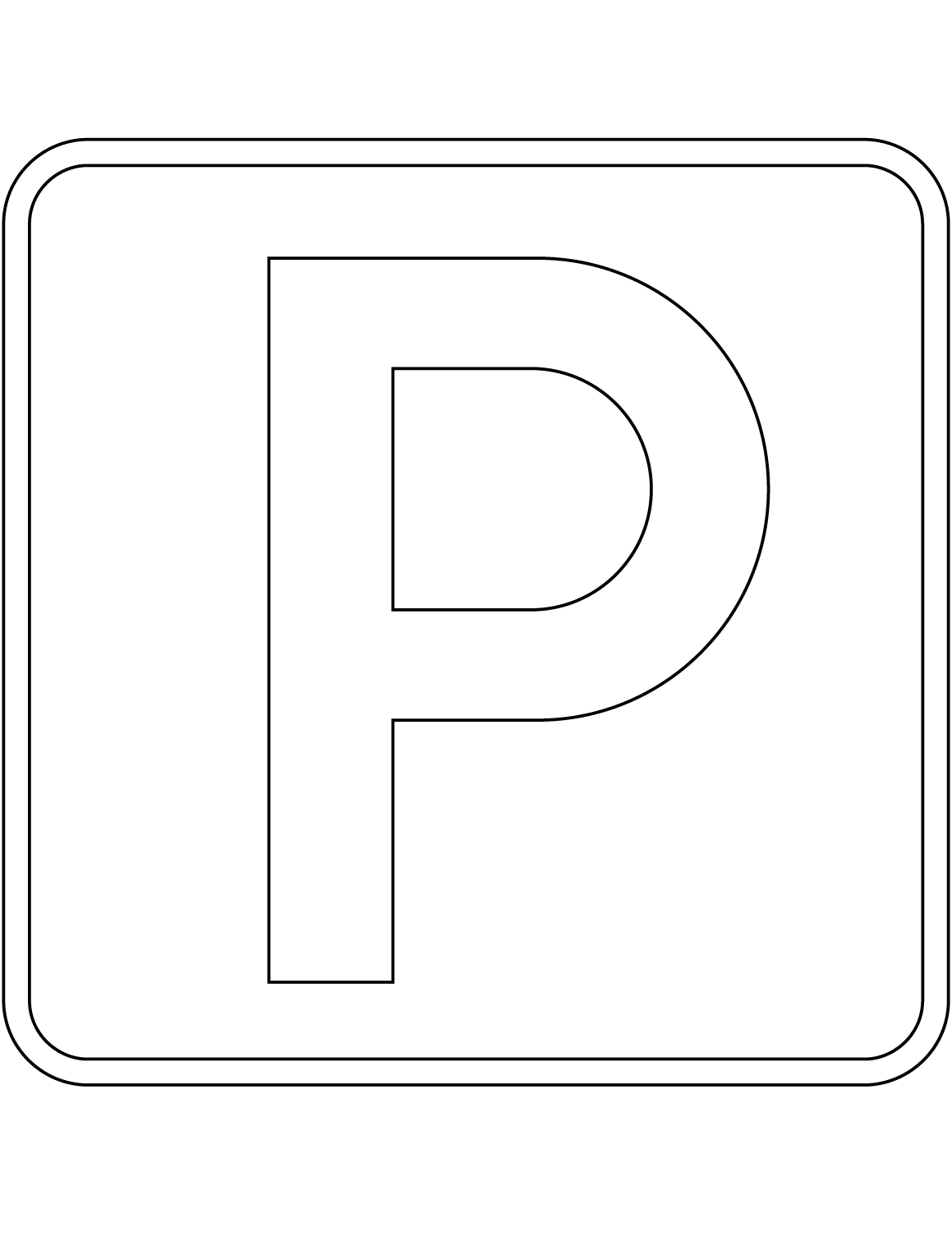 "Parking Place" Sign in Portugal