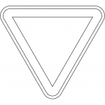 "Give Way" Sign in Portugal