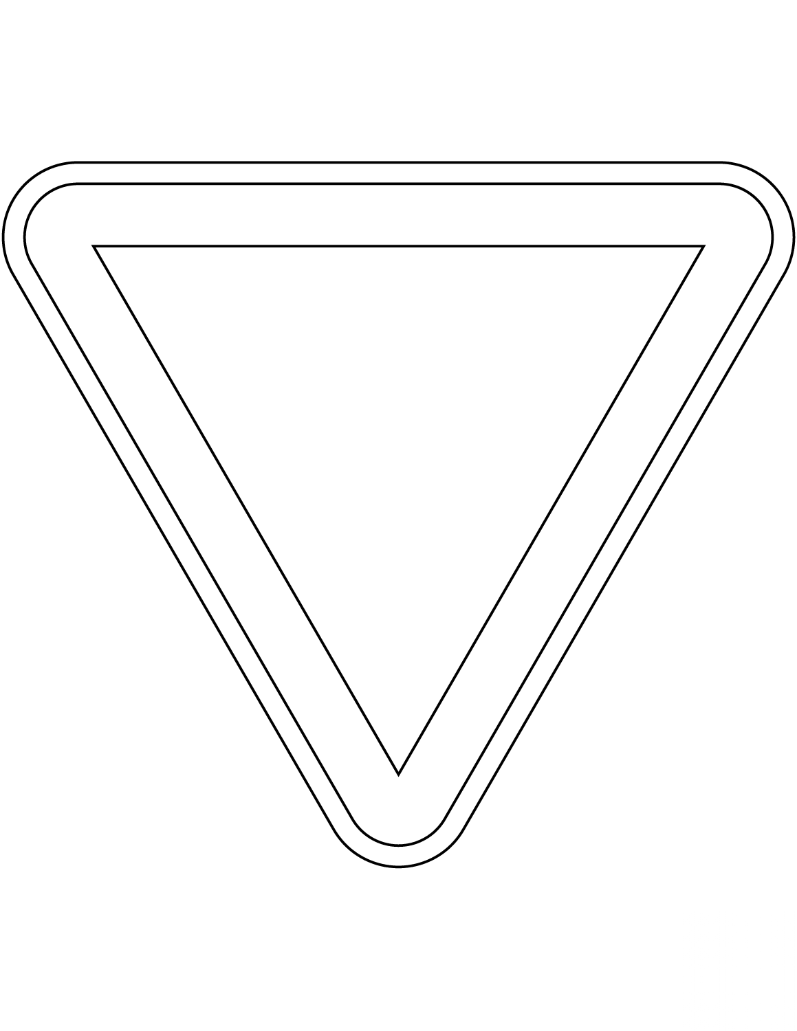 "Give Way" Sign in Portugal