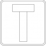 "No Through Road" Sign in Portugal