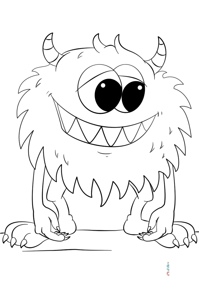 Cute Cartoon Monster