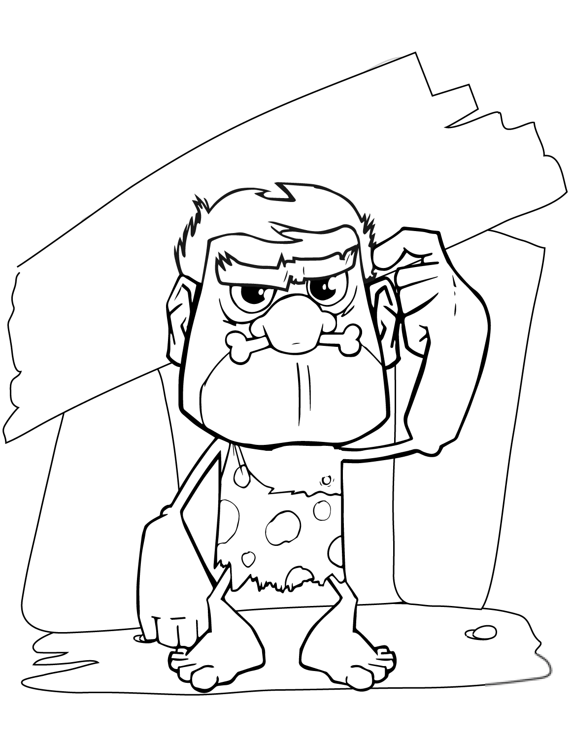 Cartoon Caveman