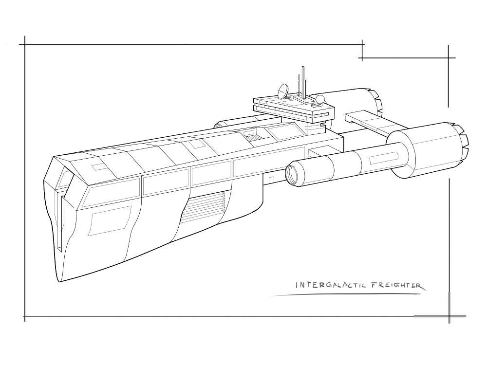 Frachtowiec przestrzeni...