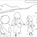 The Woman and Her Family Went Away...