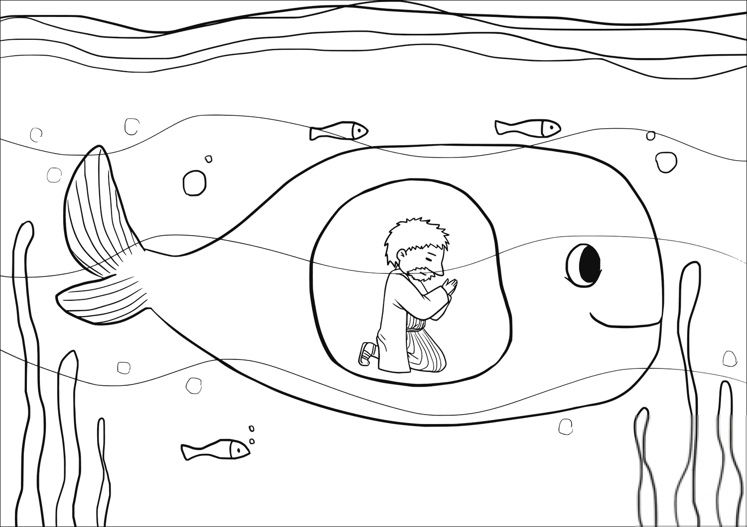 Jonah was in the Belly of the Fish...