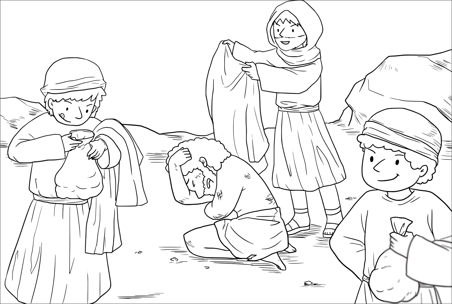 A Man was Going down from Jerusalem...