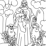Jesus Holding Lamb