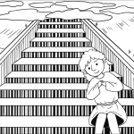 He leads me along the right paths...