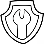 Paw Patrol Rubble's Badge