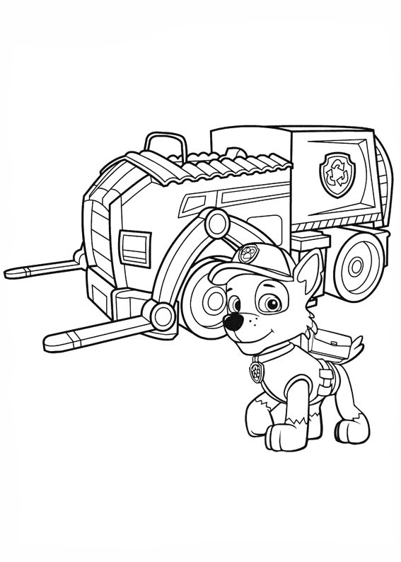 Paw Patrol Rocky's Recycling Truck