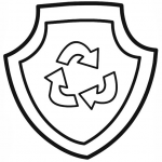 Paw Patrol Rocky's Badge