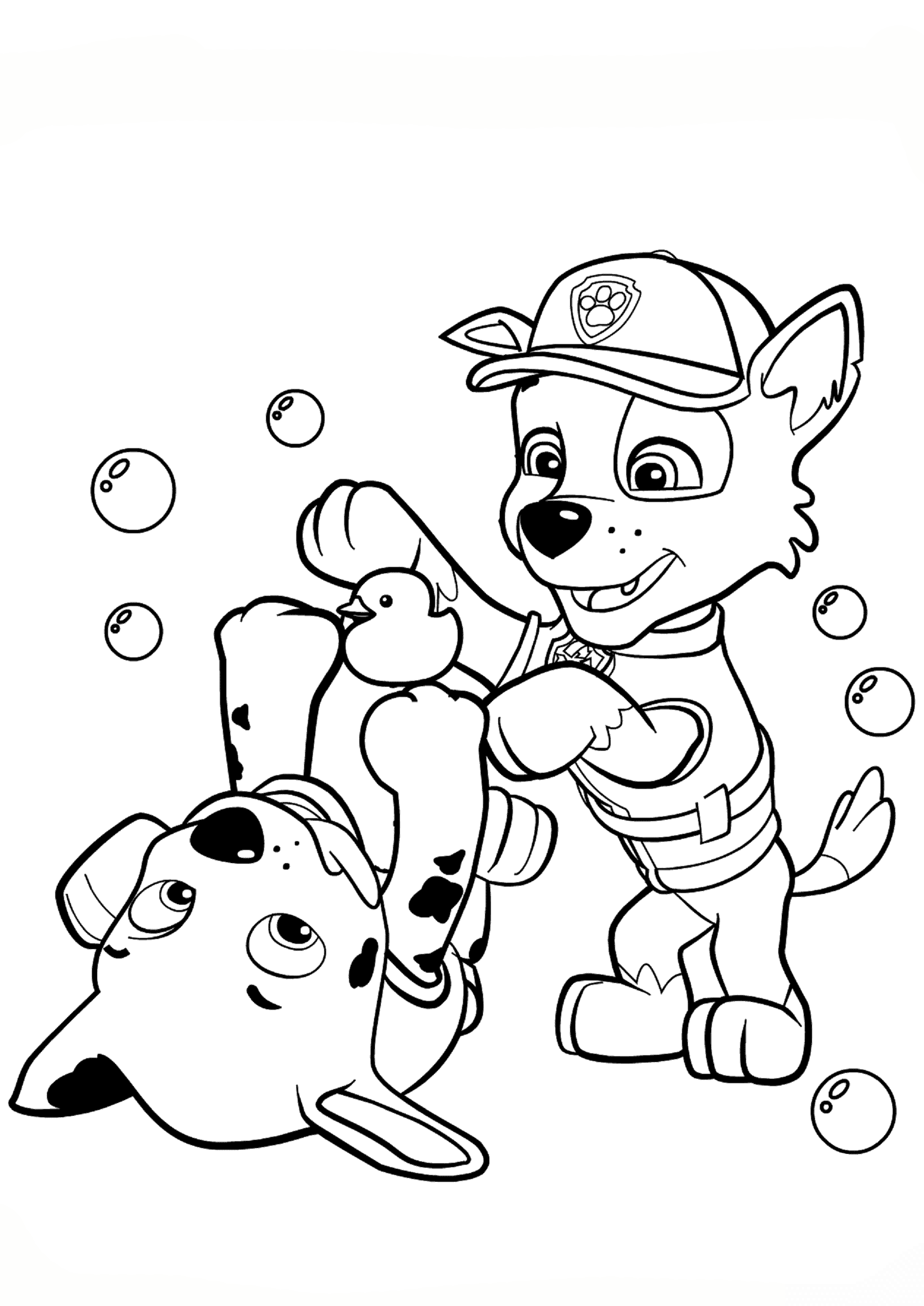Paw Patrol Rocky and Marshall