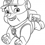 Paw Patrol Rubble with Backpack