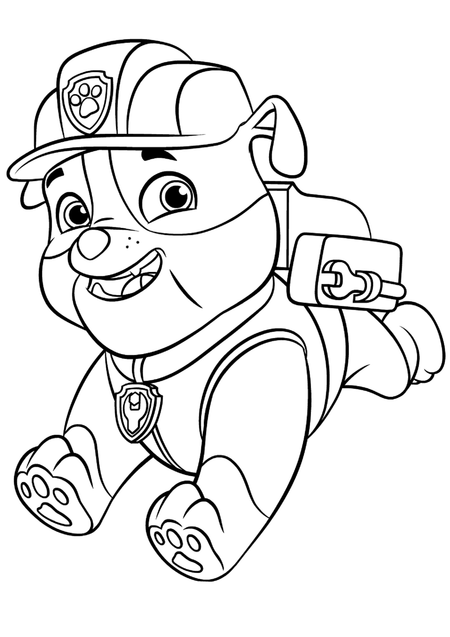 Paw Patrol Rubble with Backpack
