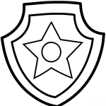 Paw Patrol Chase Badge