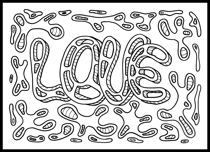 Psychedelic Pattern with Love...