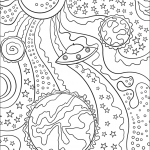 Trippy Space - Alien Flying Saucer...