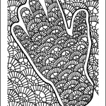 Psychedelic Pattern with Hand