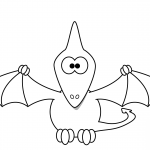 Animowany pterodaktyl