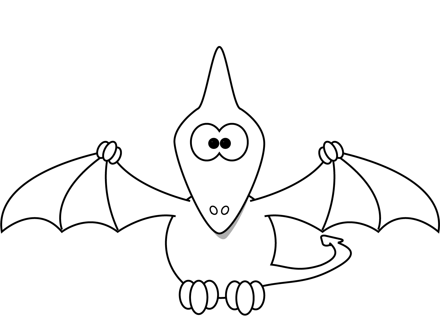 Animowany pterodaktyl
