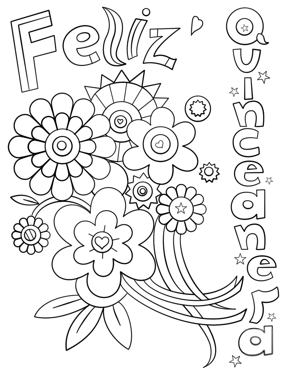 kolorowanka Quinceañera