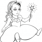 Doll with Magic Wand