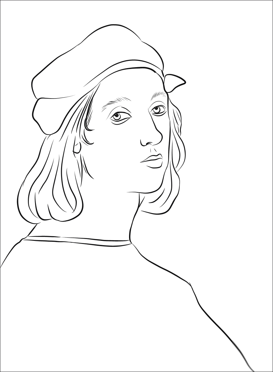 Self Portrait by Raphael