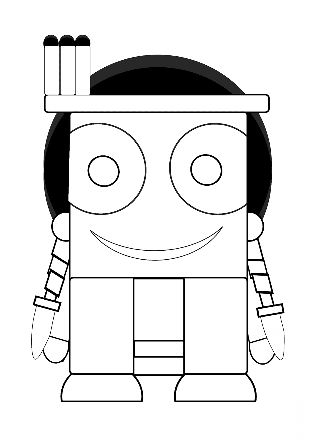 kolorowanka Rdzenni Amerykanie