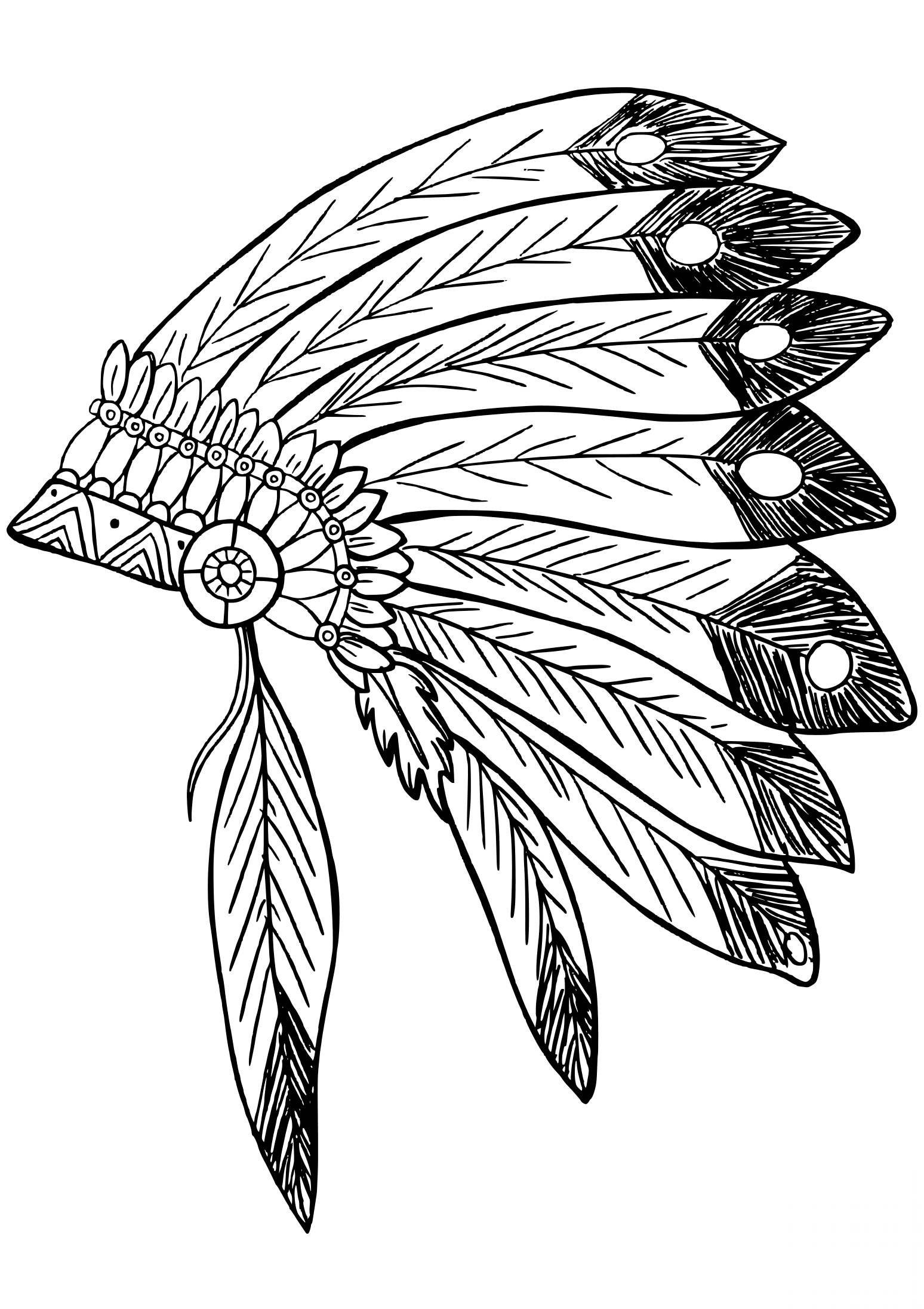 American Native Indian Feather...