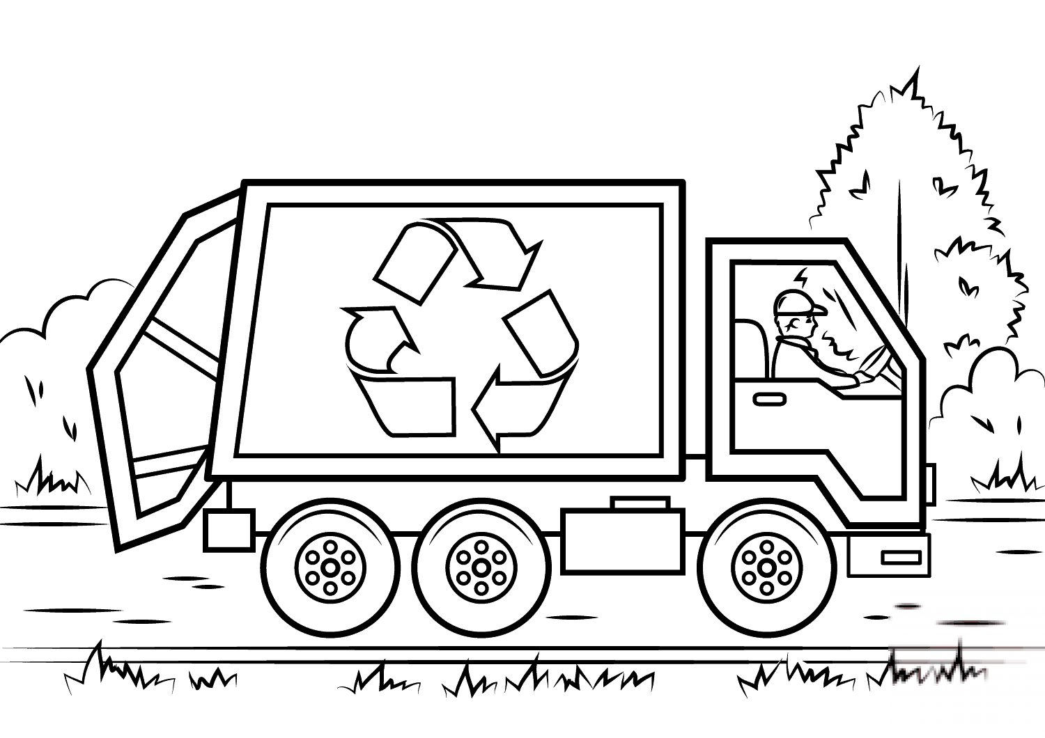 Recycling Truck