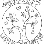Reduce Reuse Recycle Doodle