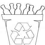 Glass Recycling Bin