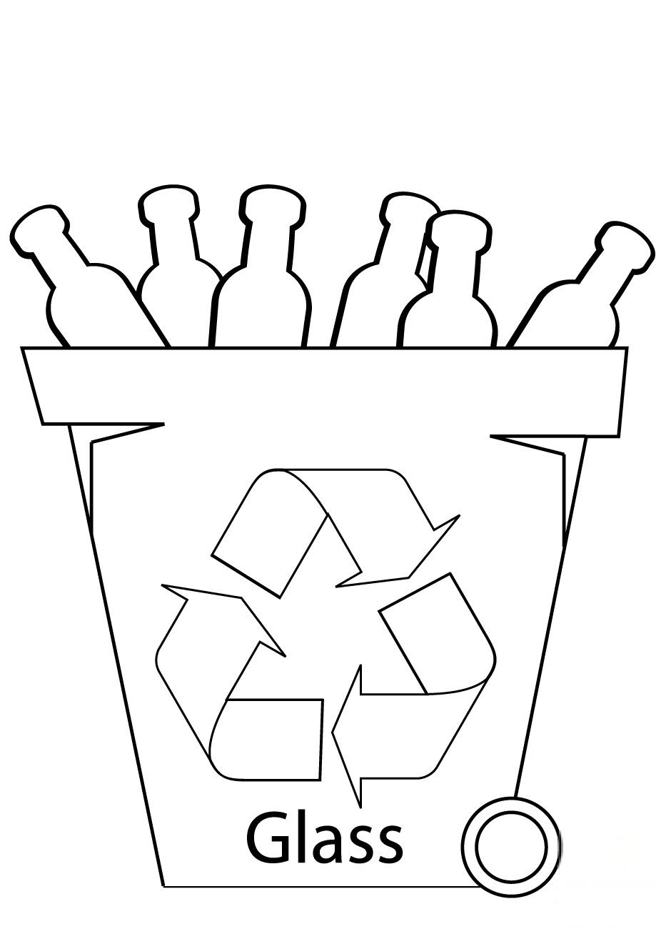 Glass Recycling Bin
