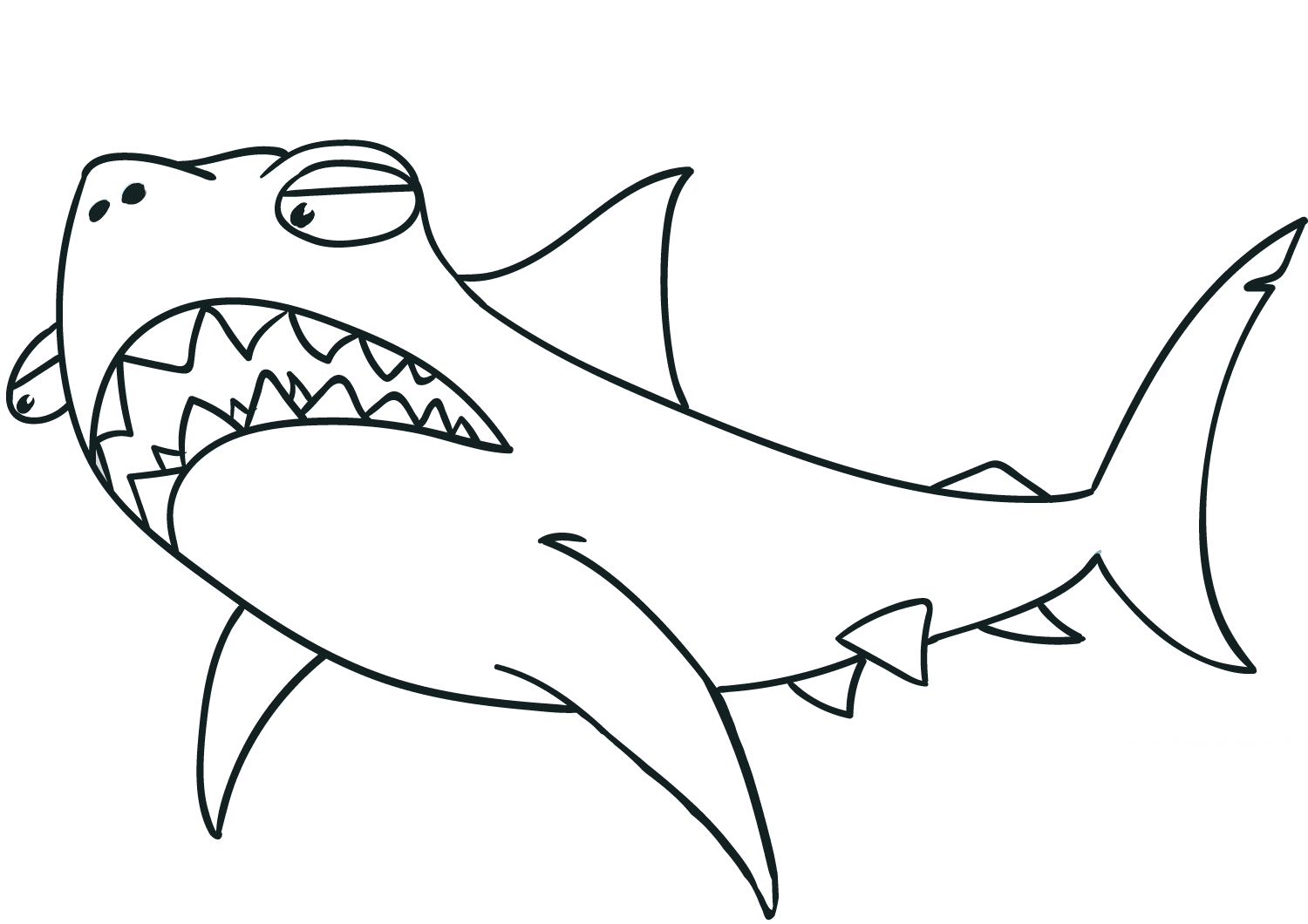 Cartoon Shark