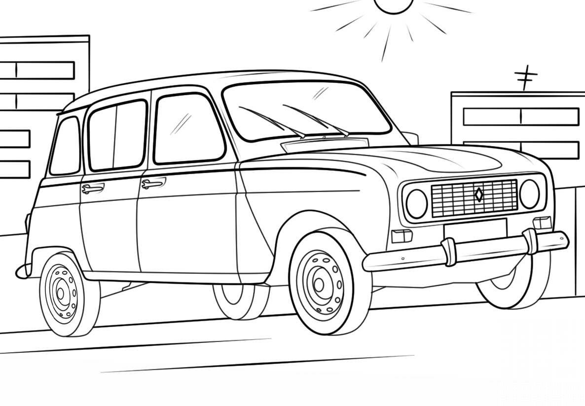kolorowanka Renault