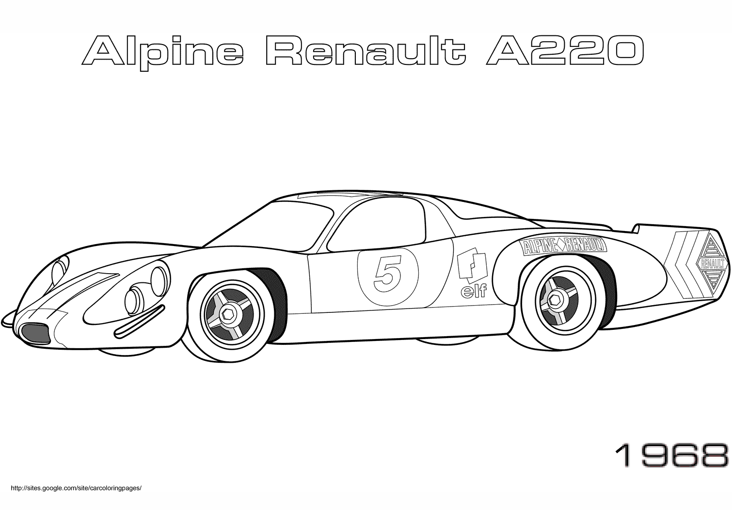 1968 Alpine Renault A220