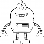 Uśmiechający się robot