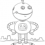 Cute Cartoon Robot