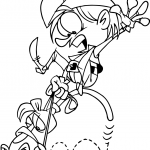 Rodeo Kid Riding Toy Horse