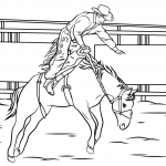 Bronc Riding Rodeo