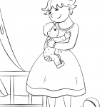 Mother Hugging Her Child