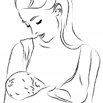 Mom is Breastfeeding