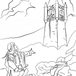 Pince Bids Rapunzel Let Her Hair down