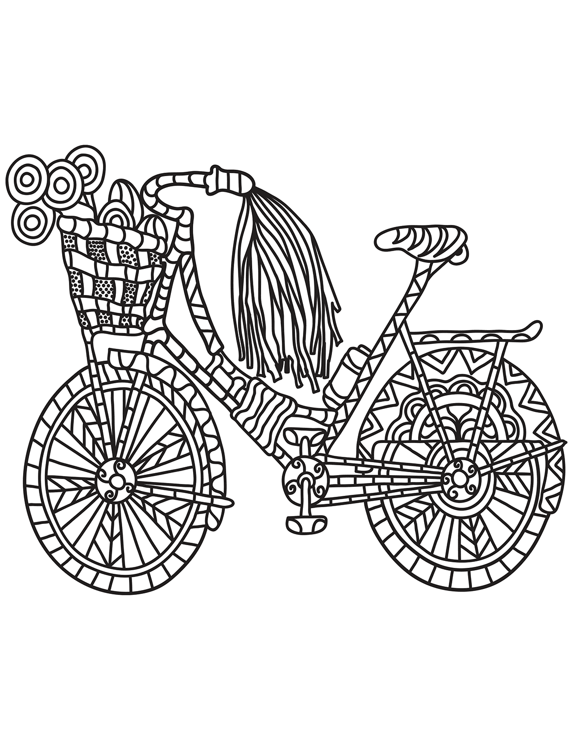 Zentangle Bicycle