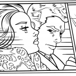 In the Car by Roy Lichtenstein