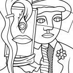 Stepping out by Roy Lichtenstein